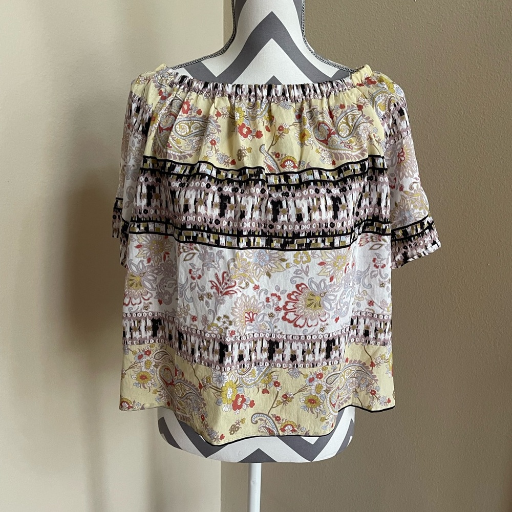 Easel - On and Off The Shoulder - Top - Shirt - Blouse - Size: Medium